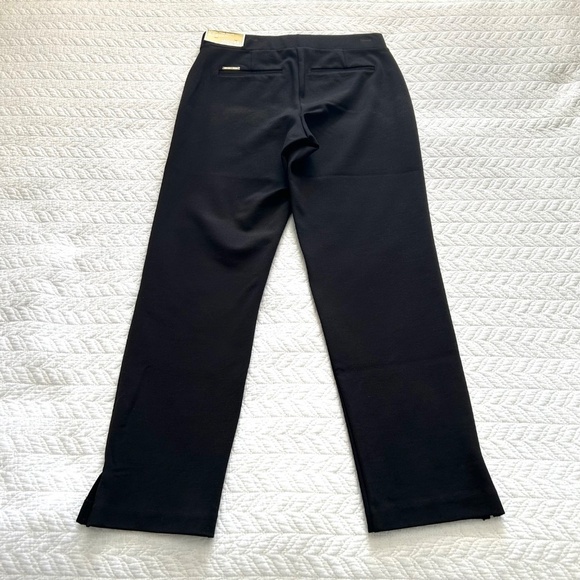 NWT Michael Michael Kors Straight Pull On Pants Ankle Length with Vents Size S - Picture 4 of 13